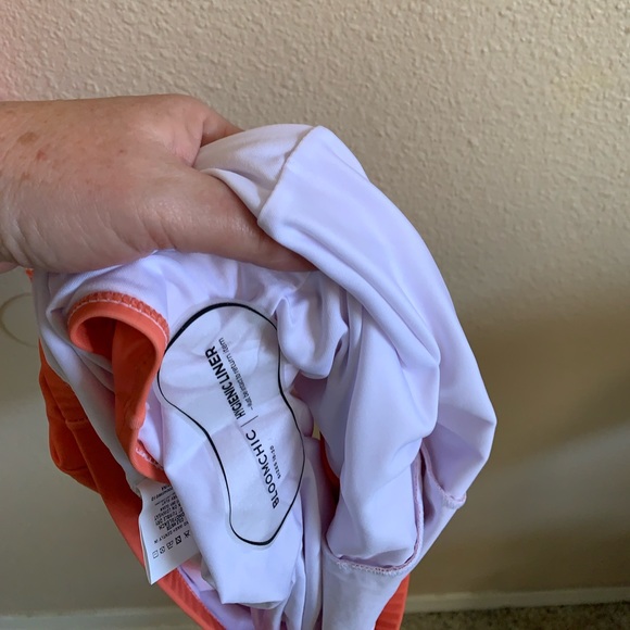 Bloomchic Orange/White Two Piece Swim Dress (US 14-16) NWT🌴 - Picture 6 of 10